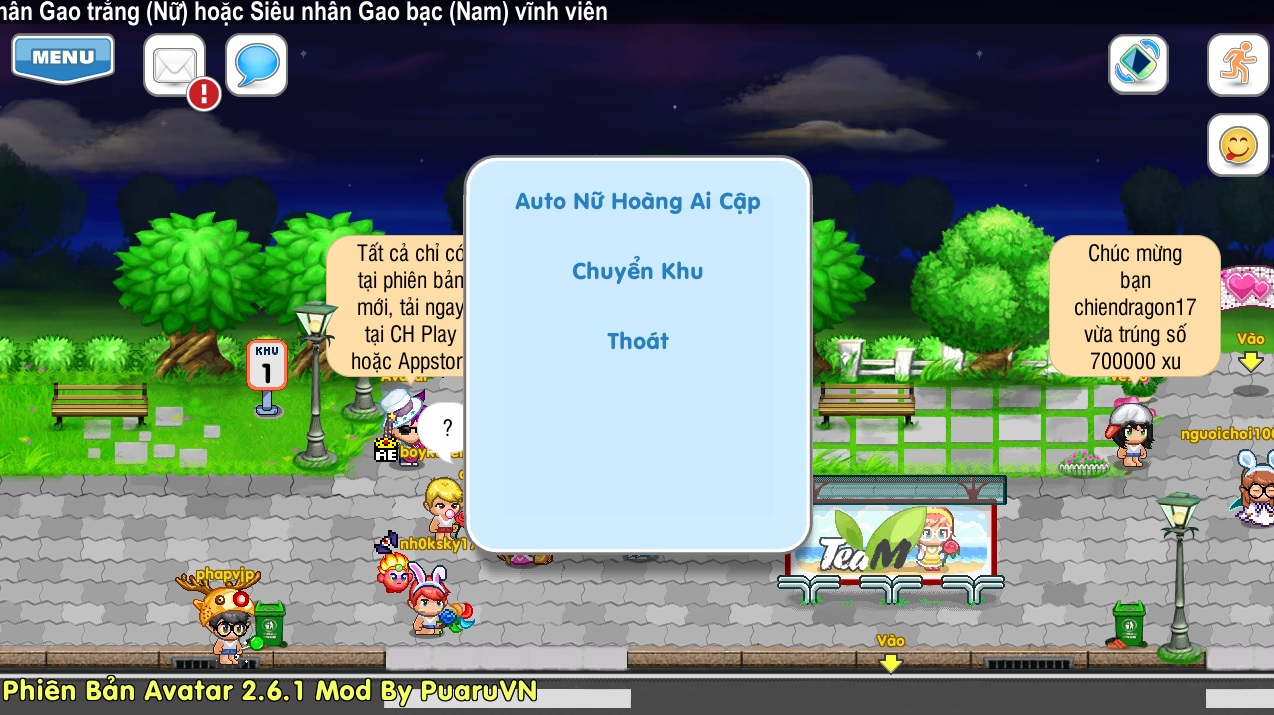 Avatar v2.6.1 mod auto farm ...