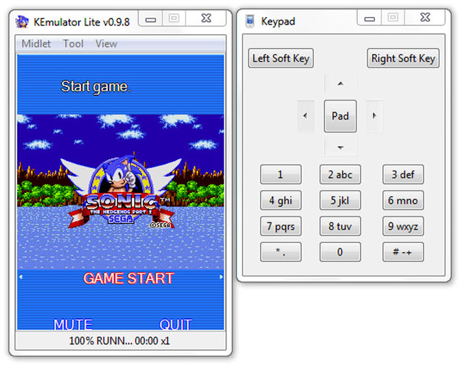 Giả lập Java trên PC bằng KEmulator JavaEmulator