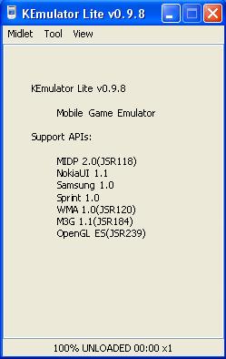 Giả lập Java trên PC bằng KEmulator JavaEmulator