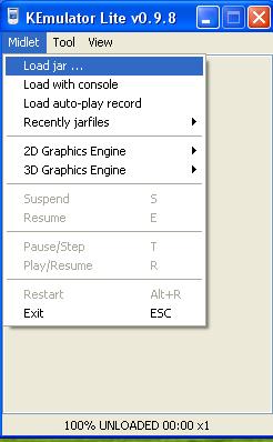 Giả lập Java trên PC bằng KEmulator JavaEmulator